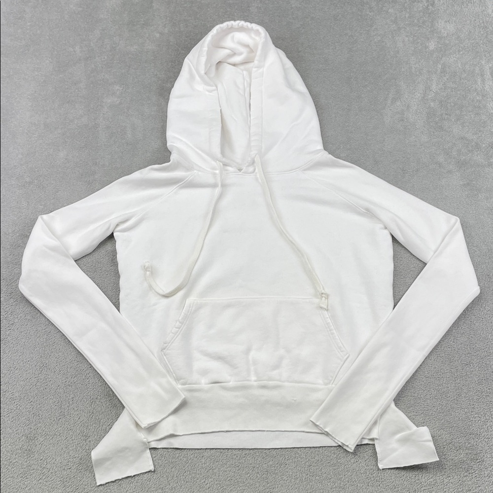 Frank & Eileen XS TEE Lab 100% Cotton White Pullover Hoodie USA